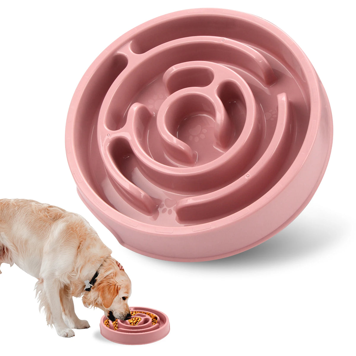 Gamelle anti-glouton pour chien – Bol à alimentation lente