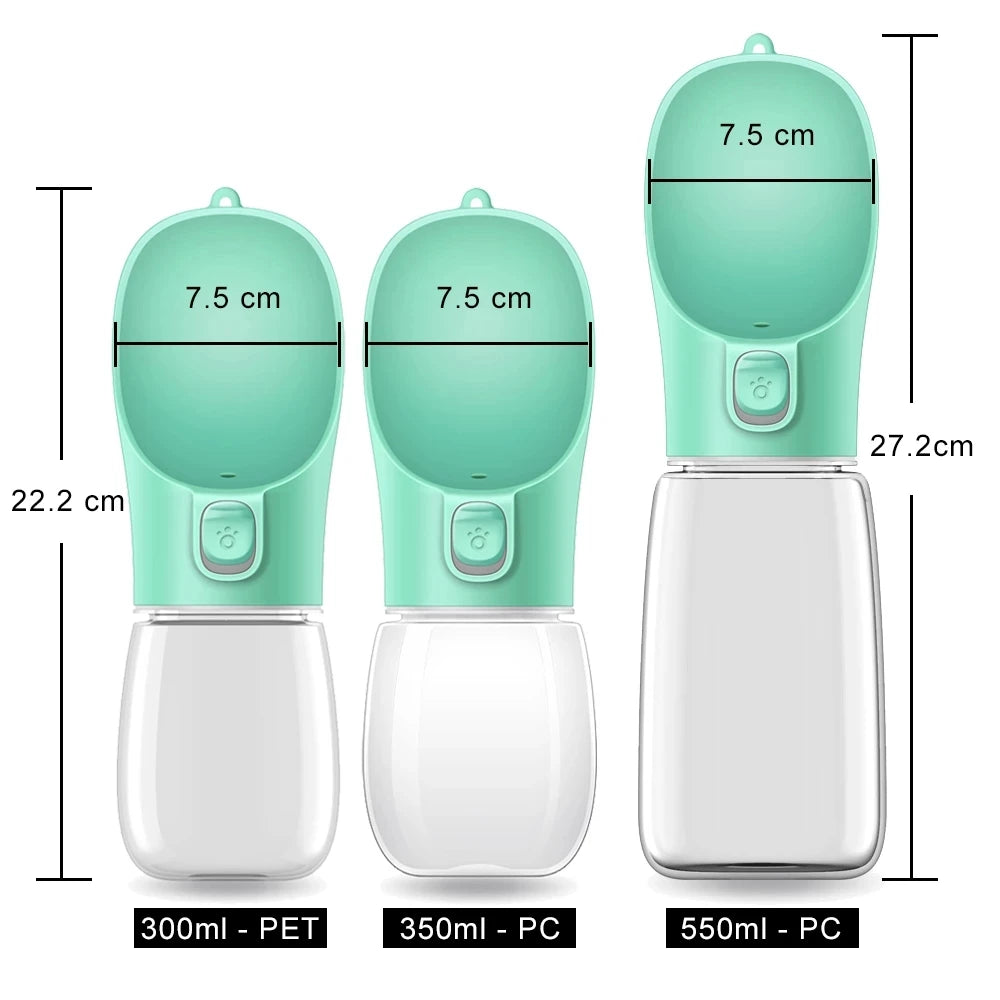 Gourde portable pour chien et chat – Bouteille d’eau de voyage
